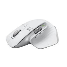 Logitech MX Master 3S for Mac Wireless Bluetooth Mouse, Ultra-Fast Scrolling, Ergo, 8K DPI, Quiet Clicks, Track on Glass, USB-C, Apple, iPad - Pale Grey 